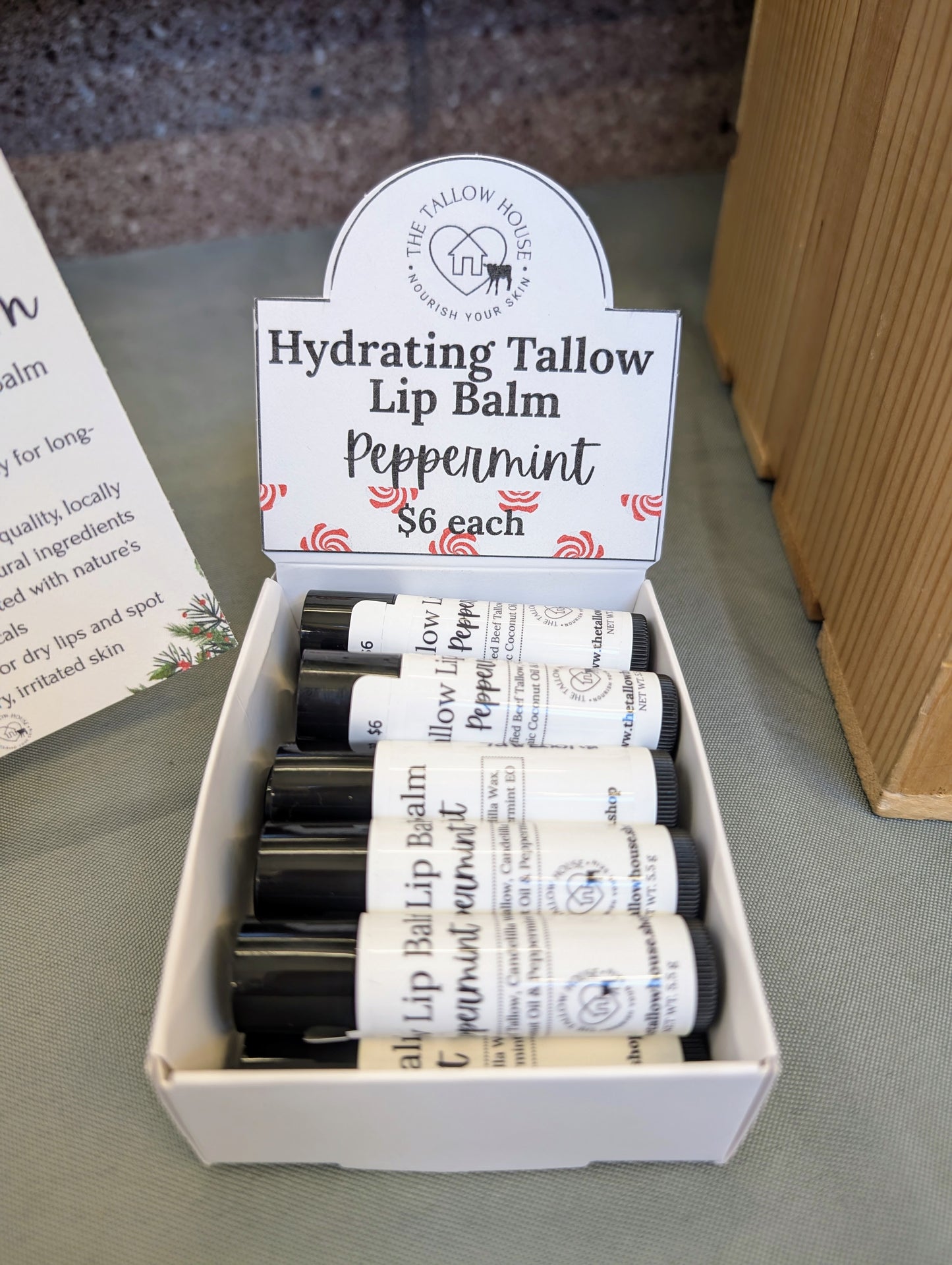 Hydrating Peppermint Tallow Lip Balm