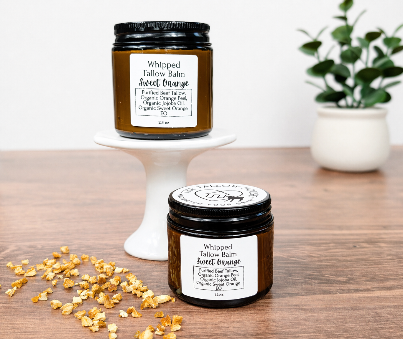 Sweet Orange Infused Whipped Tallow Balm: A Seasonal Burst of Sweet Citrus