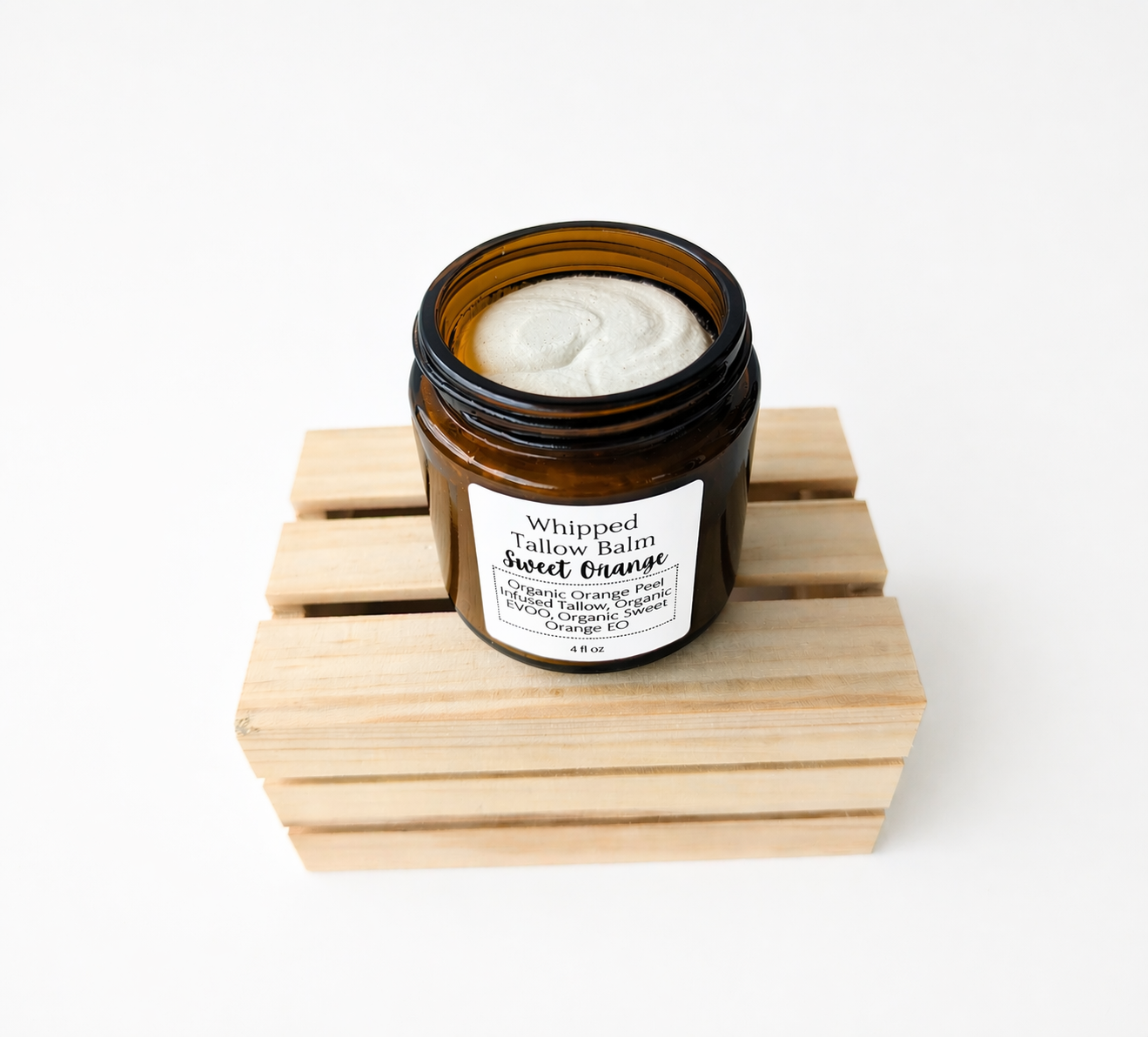 Sweet Orange Infused Whipped Tallow Balm: A Seasonal Burst of Sweet Citrus