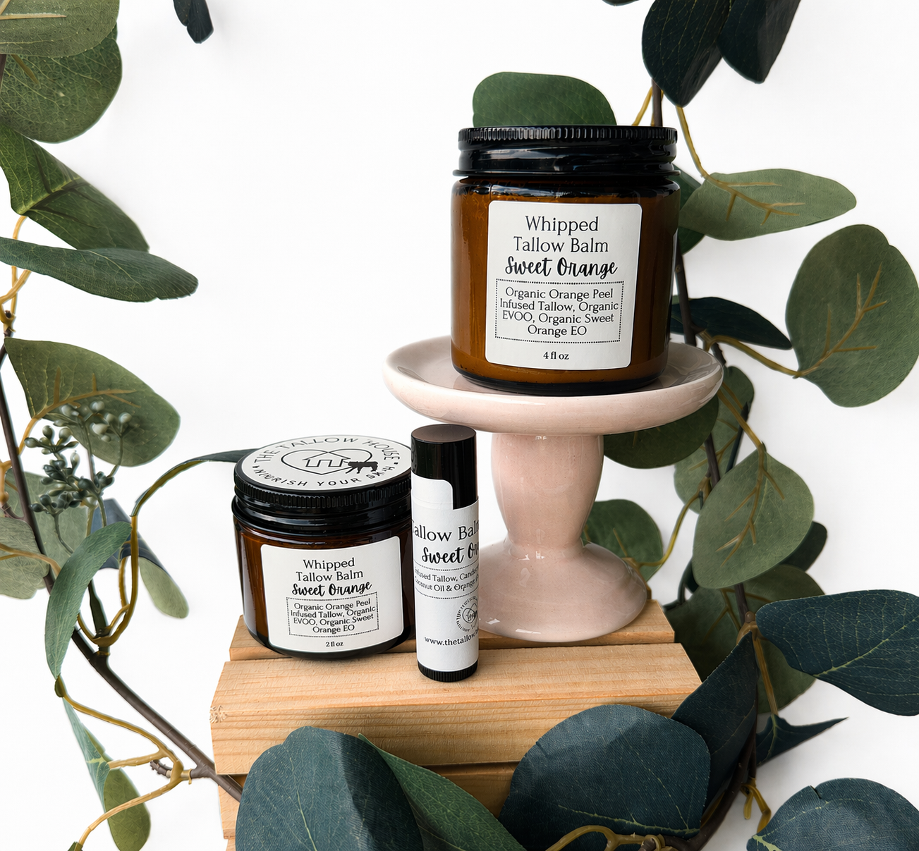 Sweet Orange Infused Whipped Tallow Balm: A Seasonal Burst of Sweet Citrus