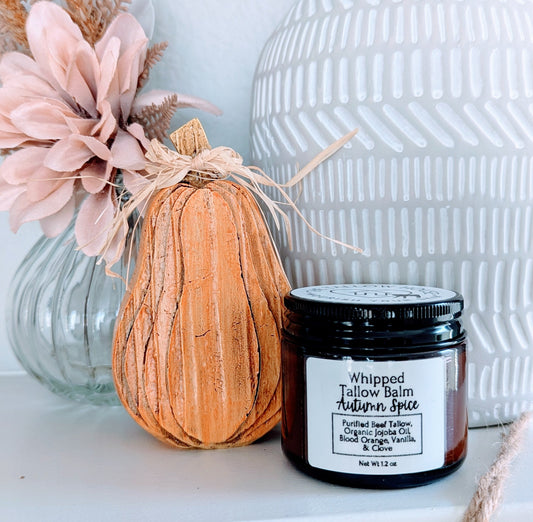 Seasonal Whipped Tallow Balm: Autumn Spice